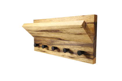 Entryway Organizer with Integrated Shelf - Limba - 15.5" x 7"